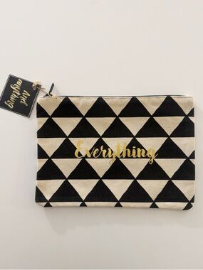 Molly & Rex “Everything” Canvas Zipper Pouch